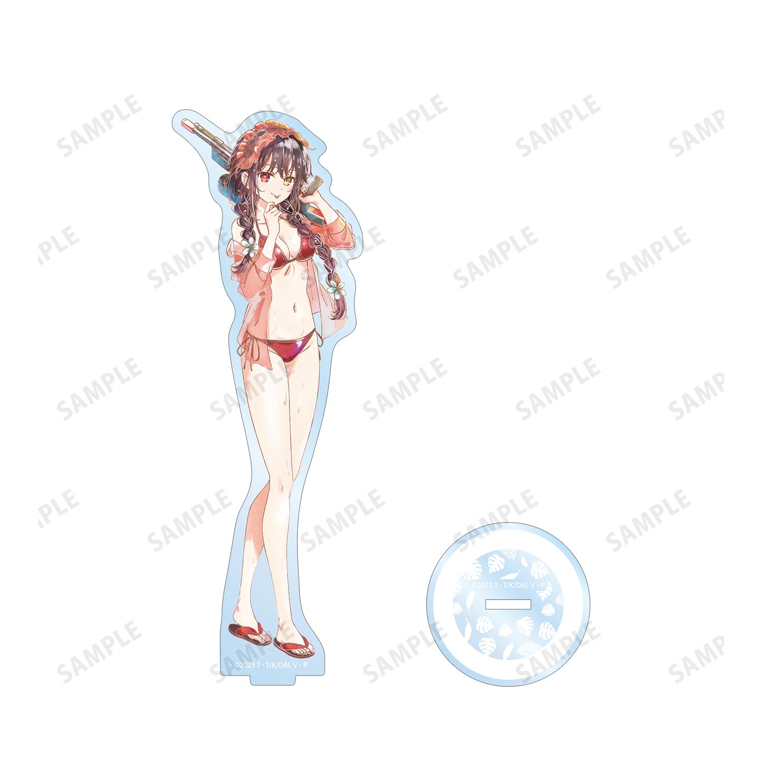 描き下ろし 時崎狂三 デート・ア・バカンスver. Ani-Art aqua label BIGアクリルスタンド Image 3 | AniSmile