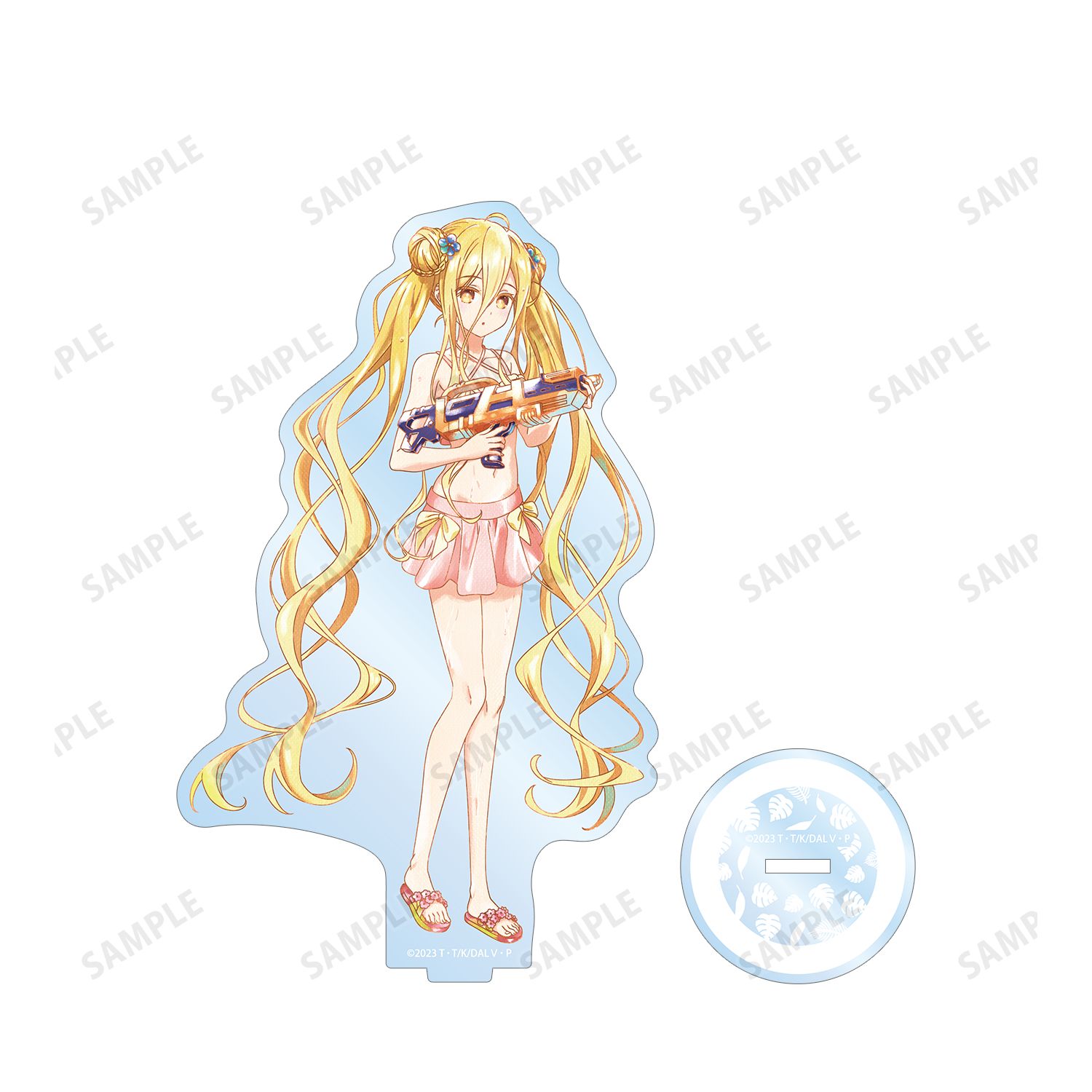 描き下ろし 星宮六喰 デート・ア・バカンスver. Ani-Art aqua label BIGアクリルスタンド Image 3 | AniSmile