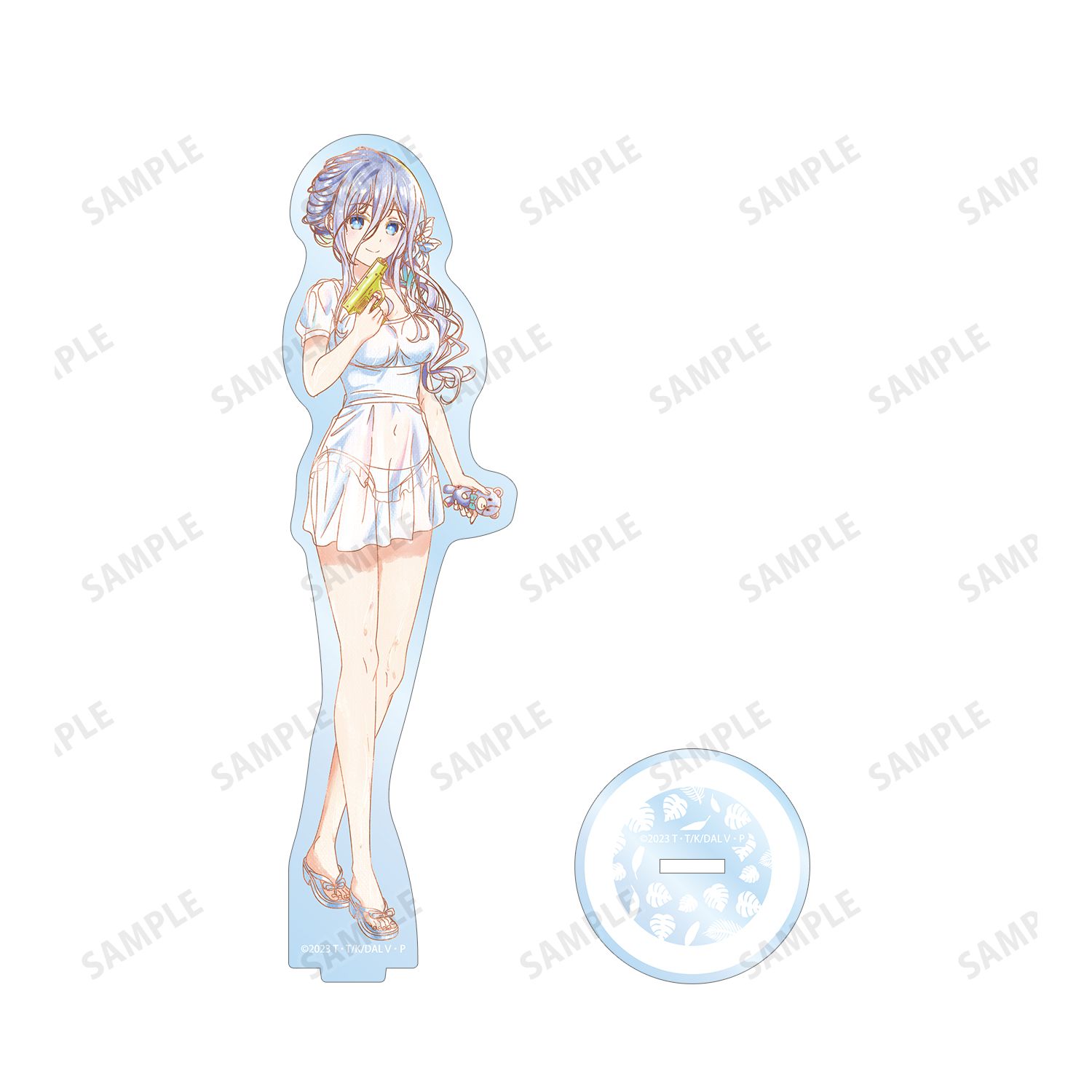 描き下ろし 崇宮澪 デート・ア・バカンスver. Ani-Art aqua label BIGアクリルスタンド Image 3 | AniSmile