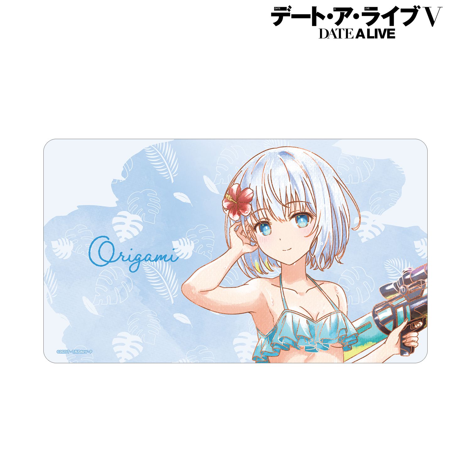 描き下ろし 鳶一折紙 デート・ア・バカンスver. Ani-Art aqua label マルチデスクマット Image 2 | AniSmile