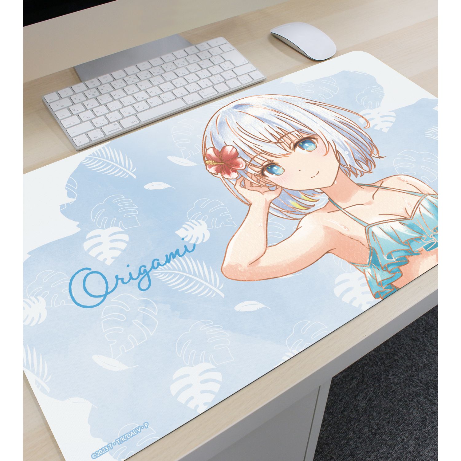 描き下ろし 鳶一折紙 デート・ア・バカンスver. Ani-Art aqua label マルチデスクマット Image 3 | AniSmile