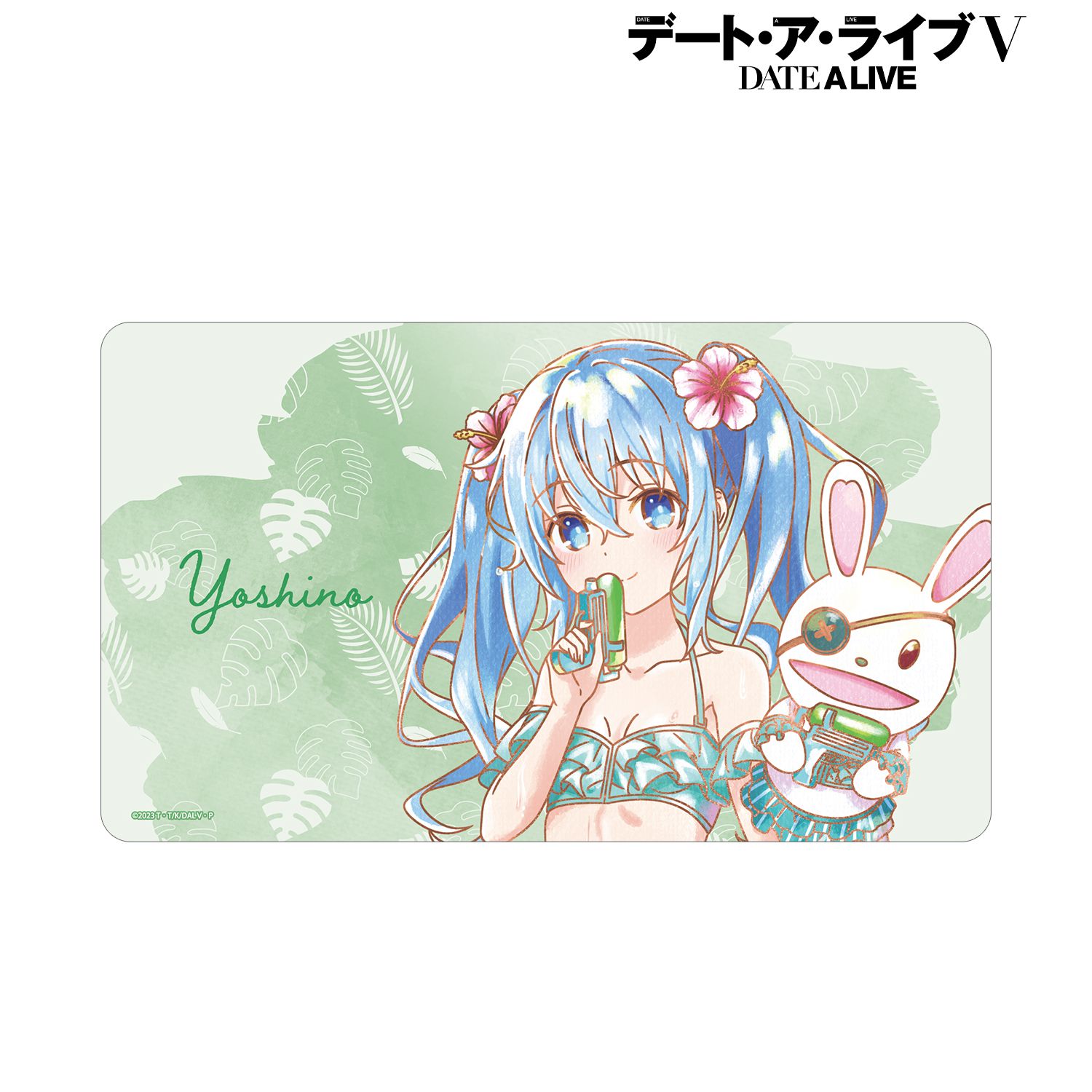 描き下ろし 四糸乃 デート・ア・バカンスver. Ani-Art aqua label マルチデスクマット Image 2 | AniSmile