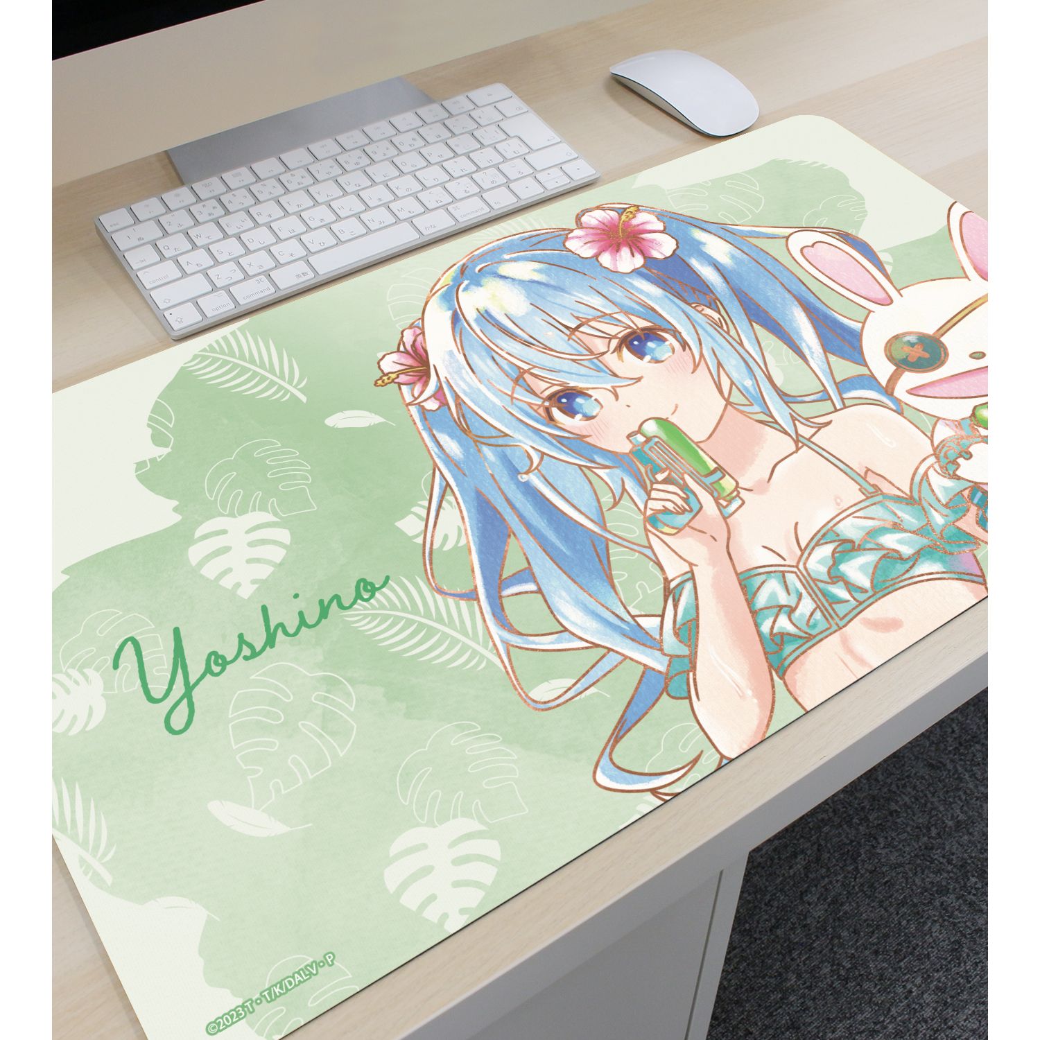 描き下ろし 四糸乃 デート・ア・バカンスver. Ani-Art aqua label マルチデスクマット Image 3 | AniSmile