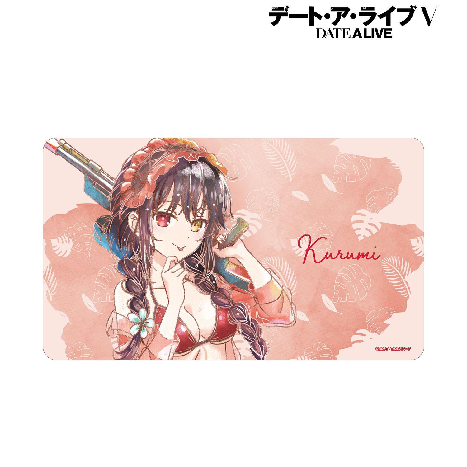 描き下ろし 時崎狂三 デート・ア・バカンスver. Ani-Art aqua label マルチデスクマット Image 2 | AniSmile