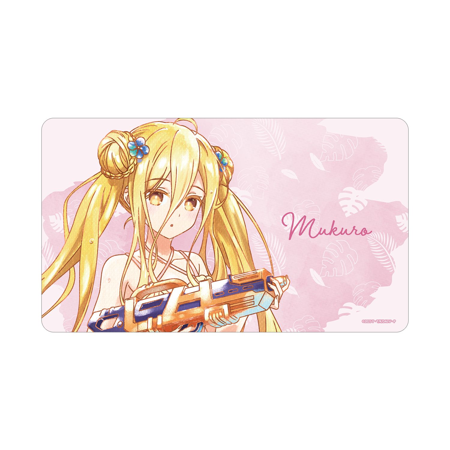 描き下ろし 星宮六喰 デート・ア・バカンスver. Ani-Art aqua label マルチデスクマット - AniSmile