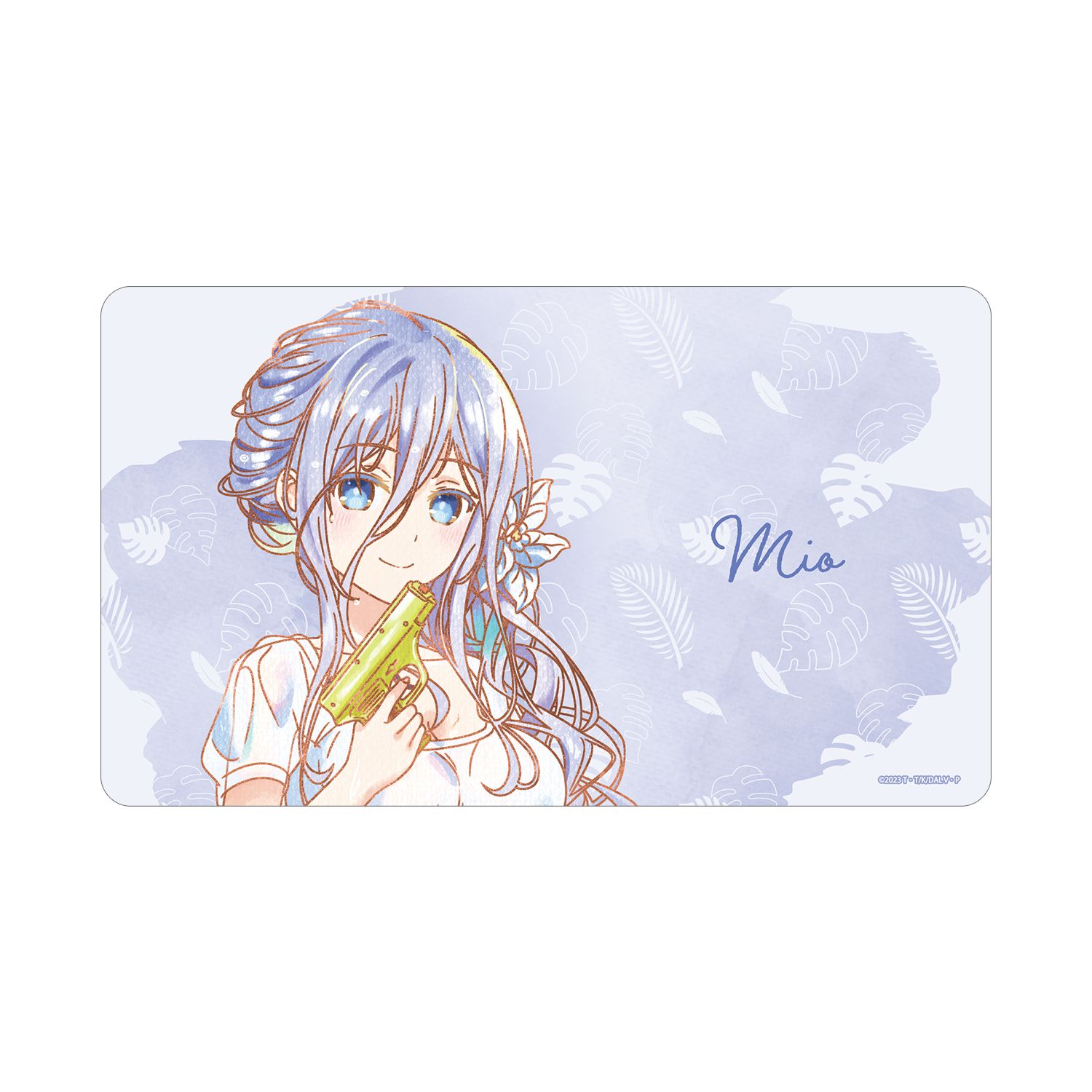 描き下ろし 崇宮澪 デート・ア・バカンスver. Ani-Art aqua label マルチデスクマット - AniSmile