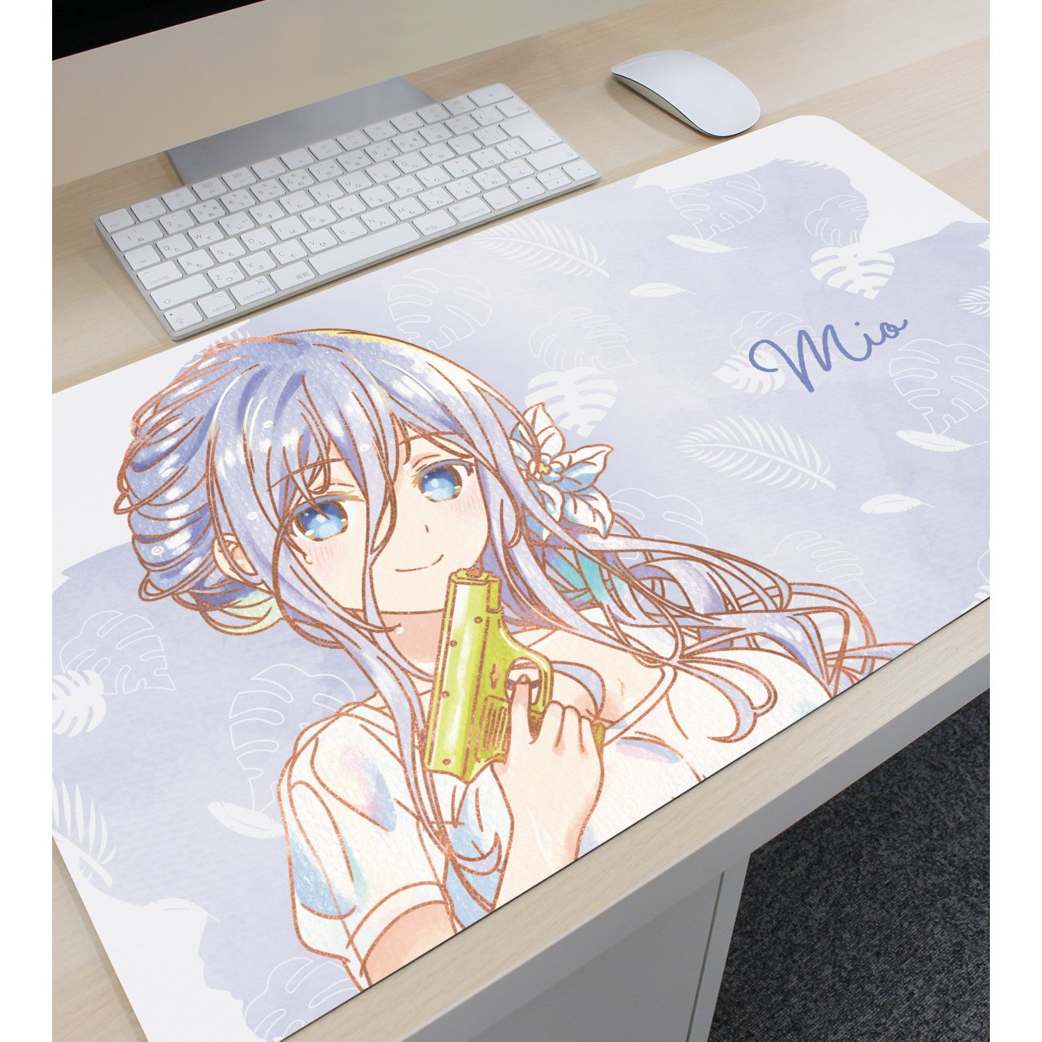描き下ろし 崇宮澪 デート・ア・バカンスver. Ani-Art aqua label マルチデスクマット Image 3 | AniSmile