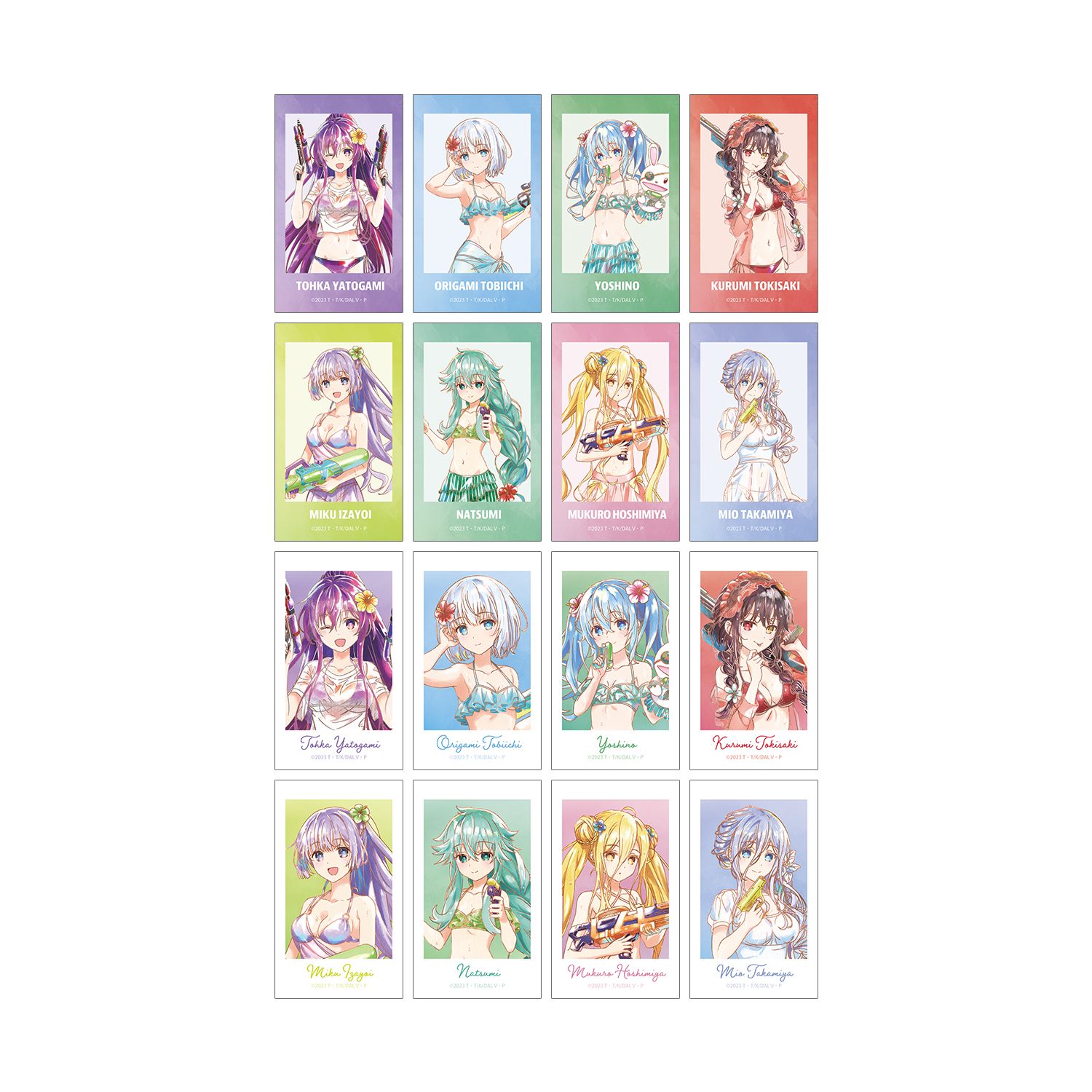 描き下ろし デート・ア・バカンスver. トレーディング Ani-Art aqua label Ani-Frame(単位/単品) - AniSmile