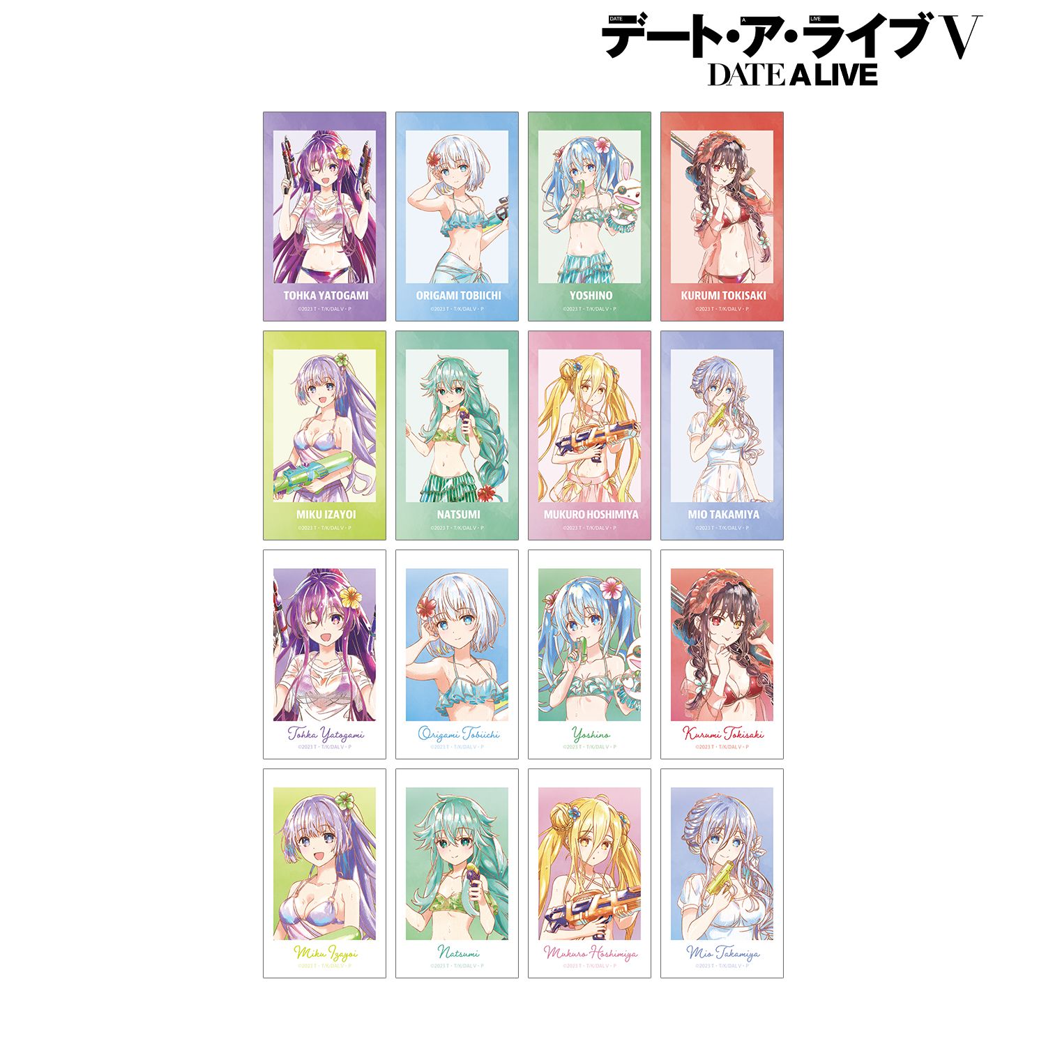 描き下ろし デート・ア・バカンスver. トレーディング Ani-Art aqua label Ani-Frame(単位/単品) Image 2 | AniSmile