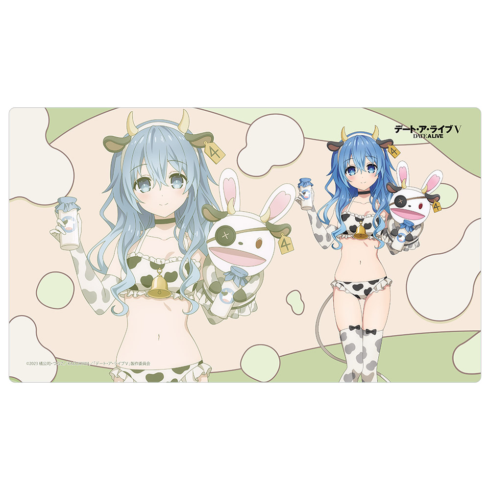 [デート・ア・ライブⅤ]描き下ろしラバーマット(四糸乃/牛柄水着) - AniSmile