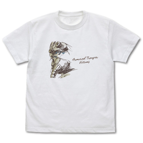 装甲騎兵ボトムズ キリコ アイキャッチイラスト Tシャツ/WHITE-XL 画像 3 | AniSmile