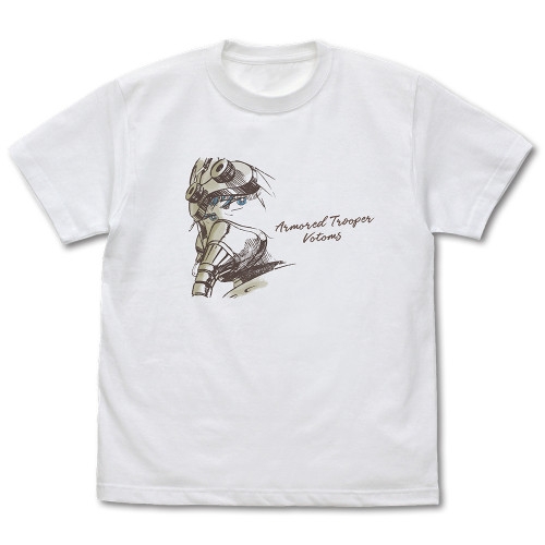 装甲騎兵ボトムズ キリコ アイキャッチイラスト Tシャツ/WHITE-M 画像 3 | AniSmile