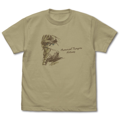 装甲騎兵ボトムズ キリコ アイキャッチイラスト Tシャツ/SAND KHAKI-S 画像 3 | AniSmile