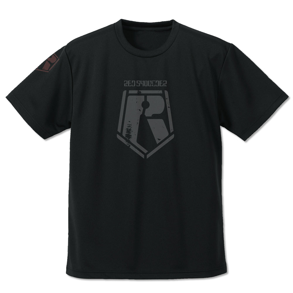 装甲騎兵ボトムズ レッドショルダー ドライTシャツ/BLACK- - AniSmile