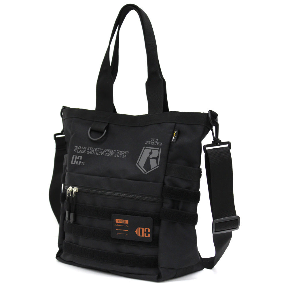 装甲騎兵ボトムズ レッドショルダー ファンクショナルトートバッグ/BLACK - AniSmile