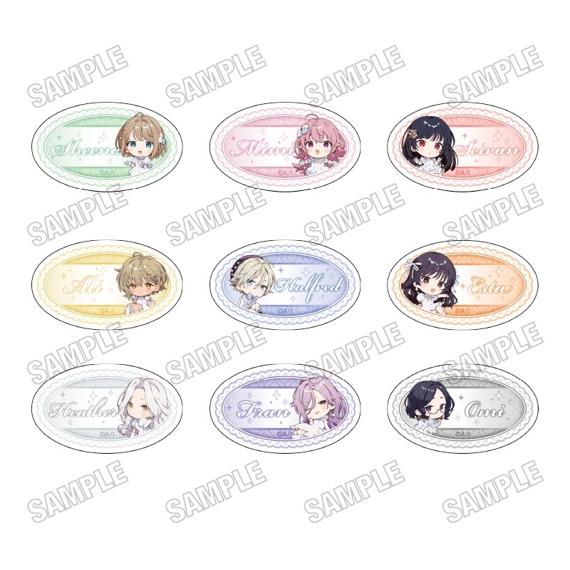 きみが死ぬまで恋をしたい 描き下ろしミニキャラアクリルネームバッジコレクション【8th Anniversary ver.】 - AniSmile