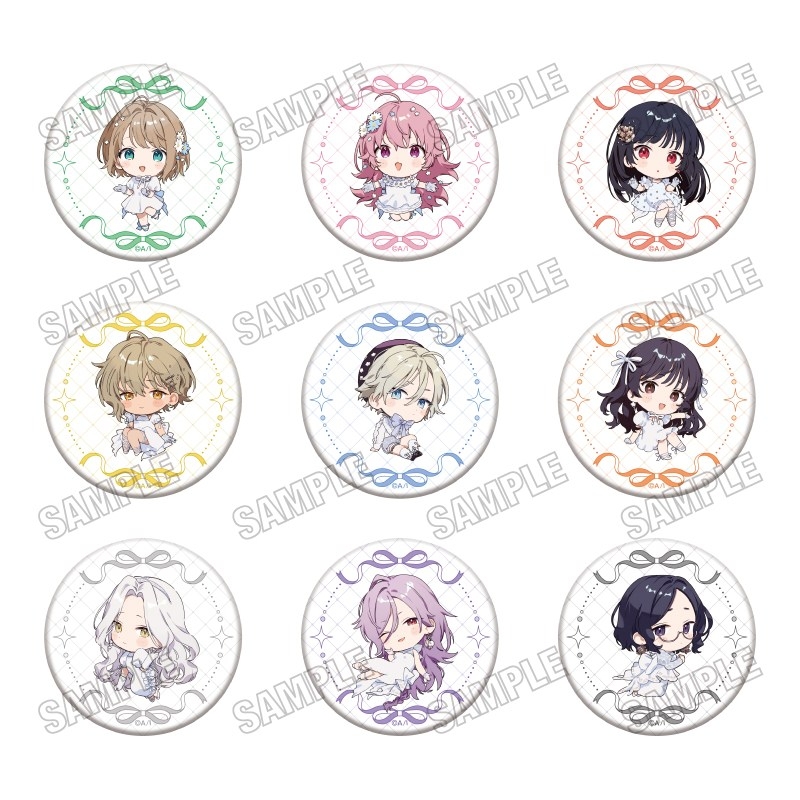 きみが死ぬまで恋をしたい 描き下ろしミニキャラ缶バッジコレクション【8th Anniversary ver.】 - AniSmile