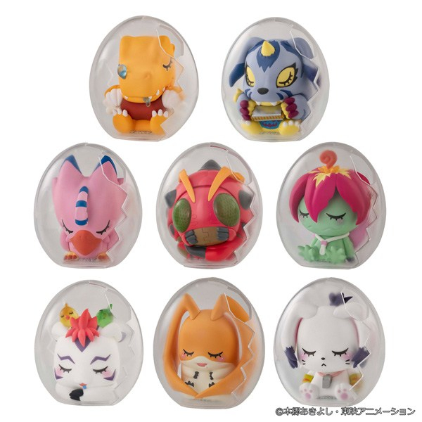 MEGA EGG FIGURE デジモンアドベンチャー おやすみデジコレ! - AniSmile