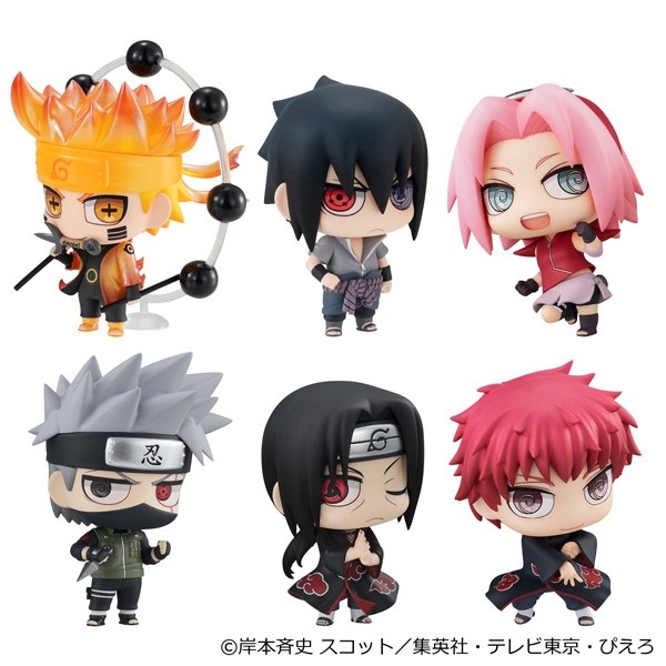 ちみメガシリーズ NARUTO-ナルト- 疾風伝 マスコットコレクション【1】 - official product image | AniSmile