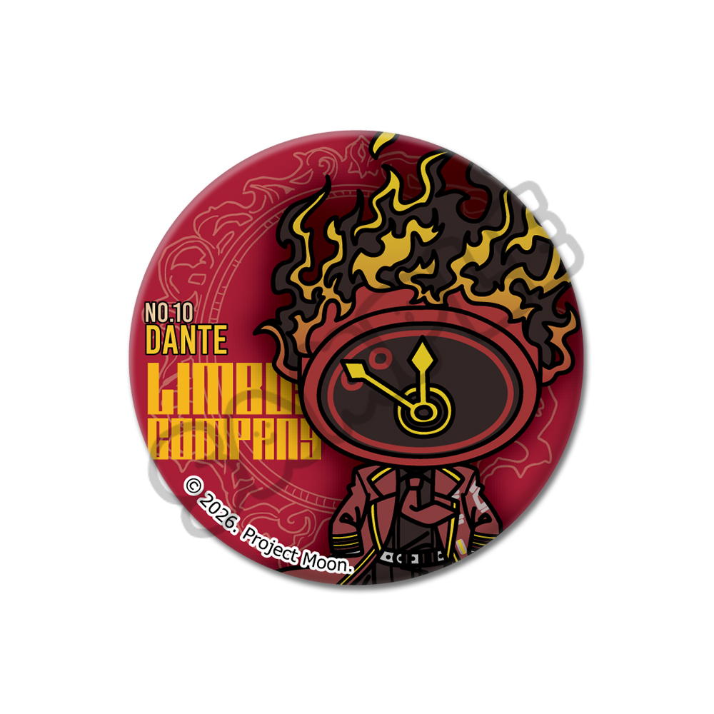 『Limbus Company』 丸形缶バッジ(57mm) J(ダンテ) Image 2 | AniSmile