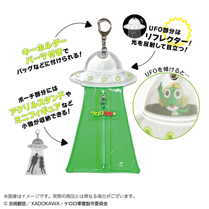 未確認飛行フラットポーチ ケロロ軍曹☆ ケロロ Image 2 | AniSmile