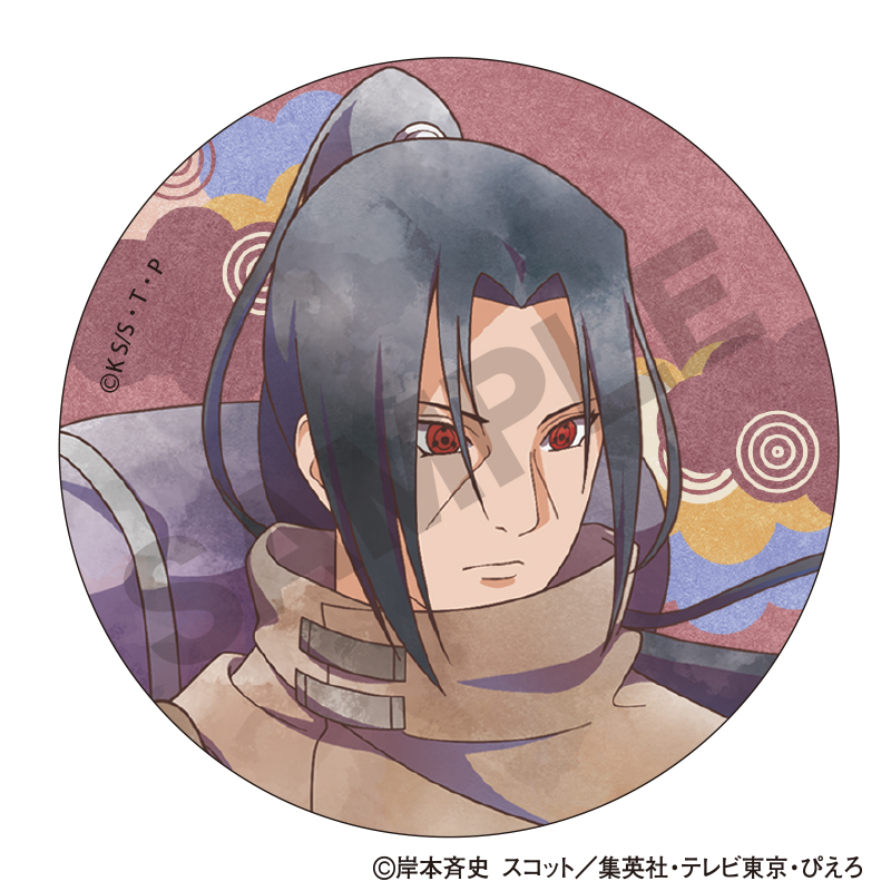 NARUTO-ナルト- 疾風伝 トレーディング和紙缶バッジ 旅人 クラパレット 图片 6 | AniSmile