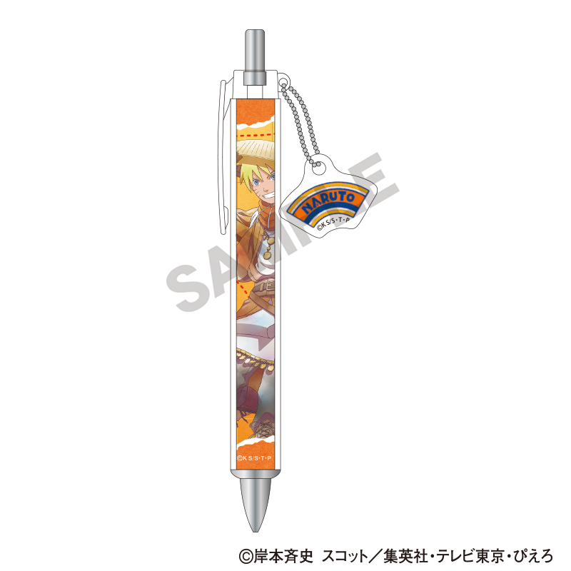 NARUTO-ナルト- 疾風伝 チャーム付きボールペン うずまきナルト 旅人 クラパレット - AniSmile