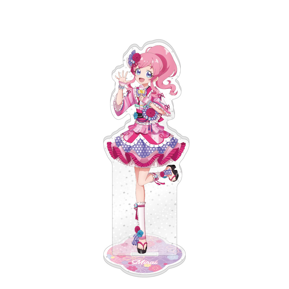 プリティーシリーズ ラメ入りアクリルスタンド / 桃山みらい - AniSmile