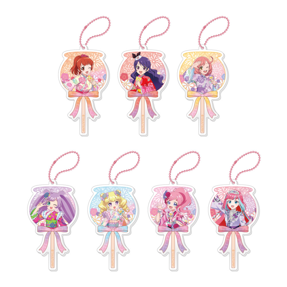 プリティーシリーズ トレーディングりんご飴型アクリルキーホルダー Image 2 | AniSmile
