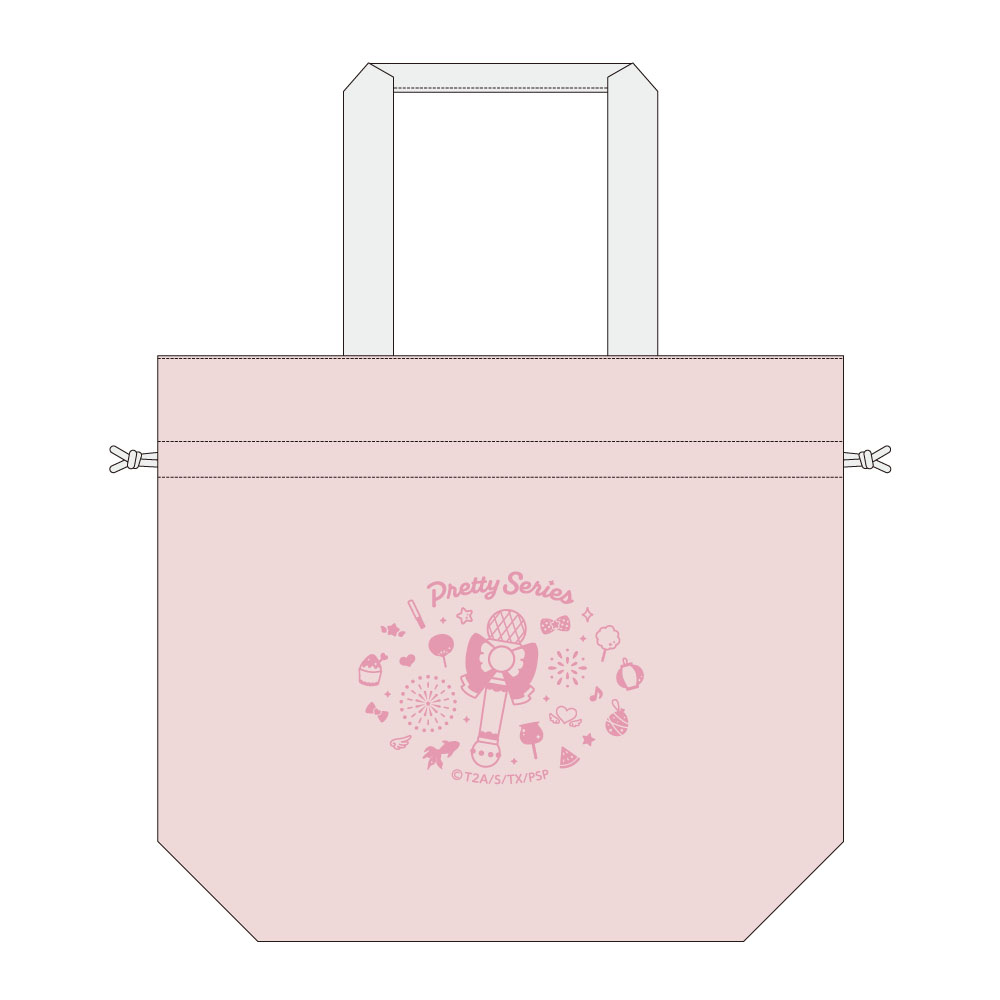 プリティーシリーズ ポリ巾着トートバッグ - AniSmile