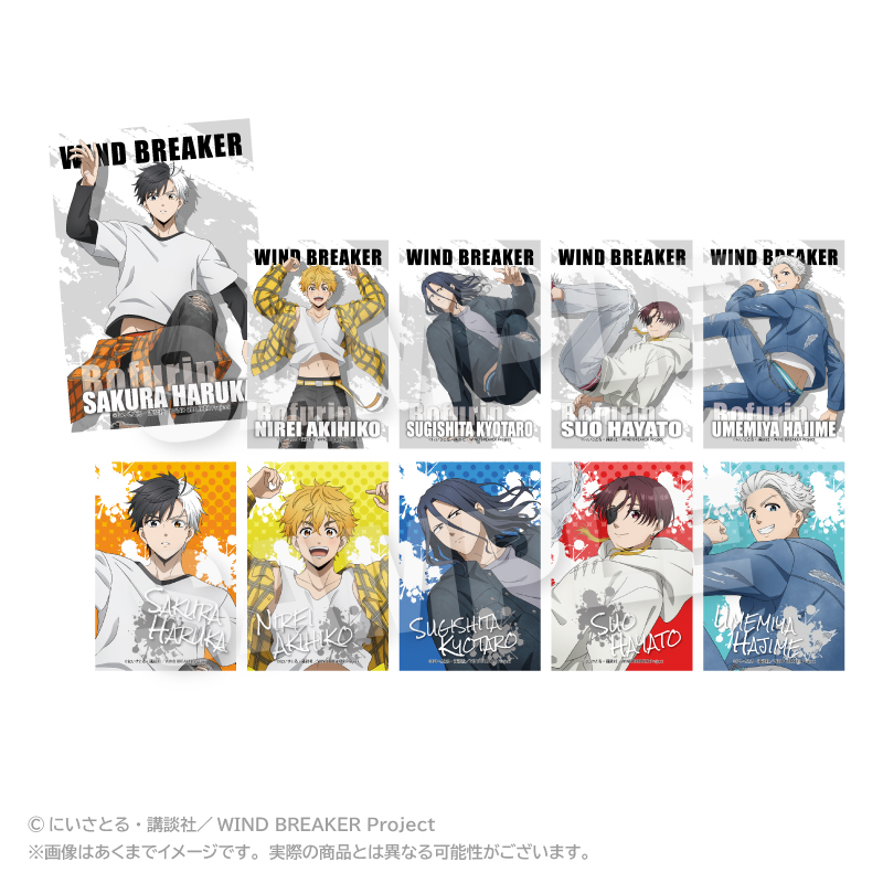 WIND BREAKER トレーディングポストカード アクロバットver. - AniSmile
