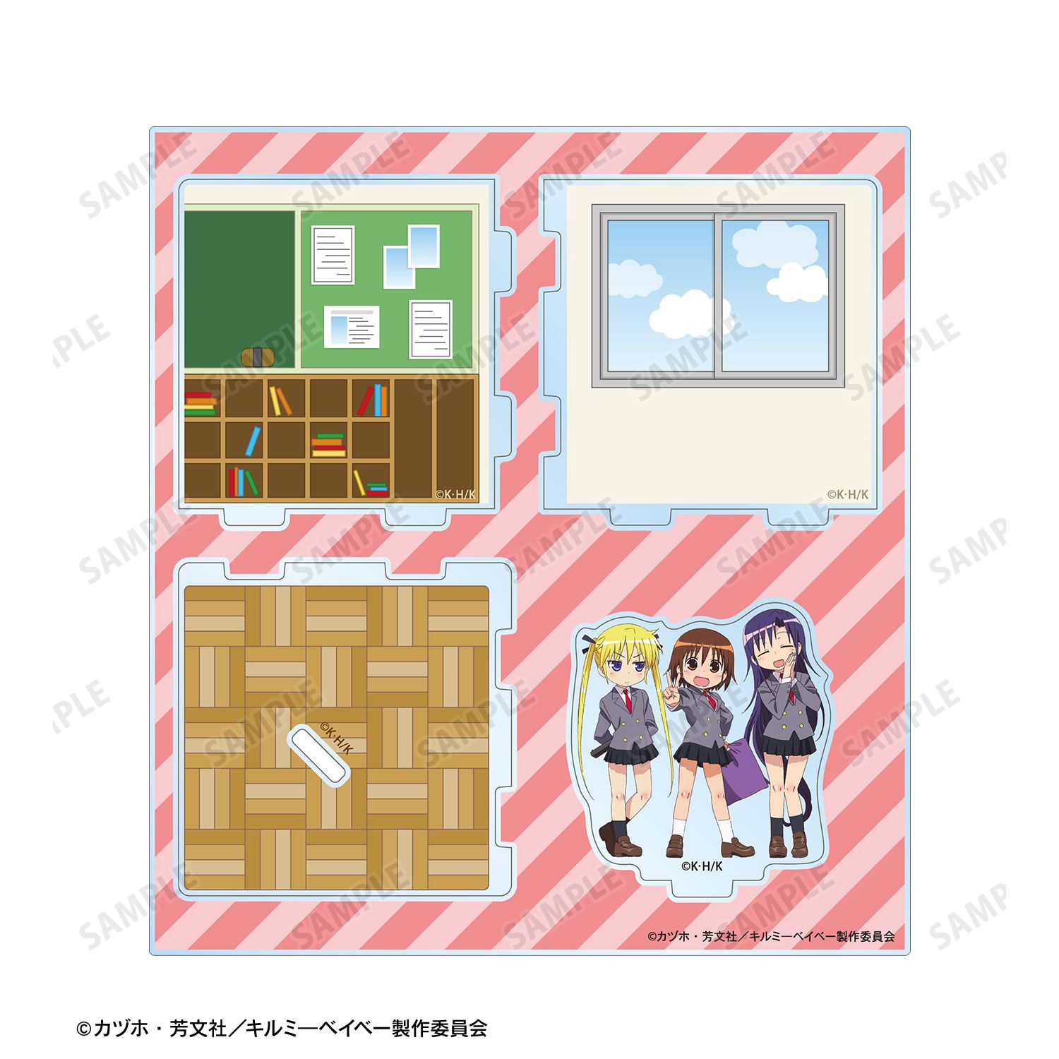 キルミーベイベー キューブ型ジオラマ風アクリルスタンド ver.A Image 2 | AniSmile