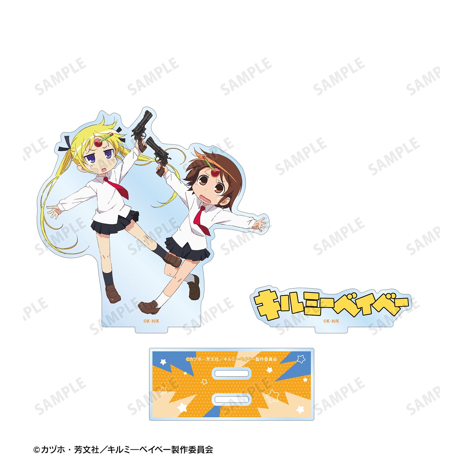 キルミーベイベー 折部やすな&ソーニャ パーツ付きBIGアクリルスタンド ver.A Image 3 | AniSmile