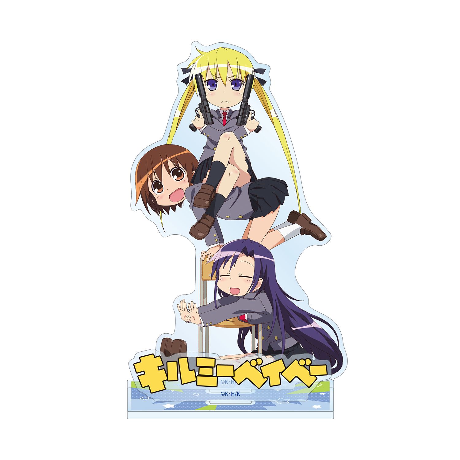 キルミーベイベー 折部やすな&ソーニャ&呉織あぎり パーツ付きBIGアクリルスタンド - AniSmile