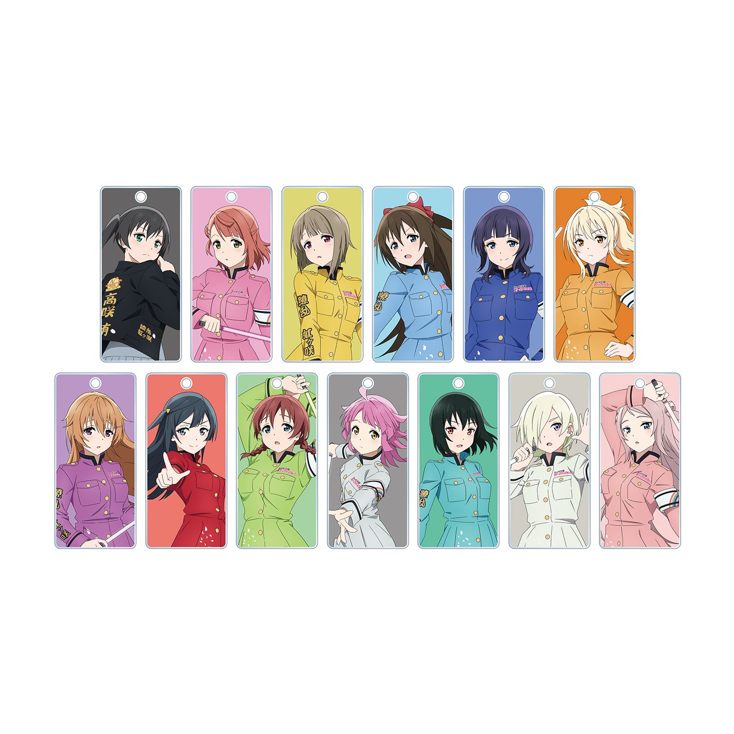 ラブライブ!虹ヶ咲学園スクールアイドル同好会 描き下ろし 繚乱!ビクトリーロードver. トレーディングアクリルキータグ(単位/単品) - AniSmile