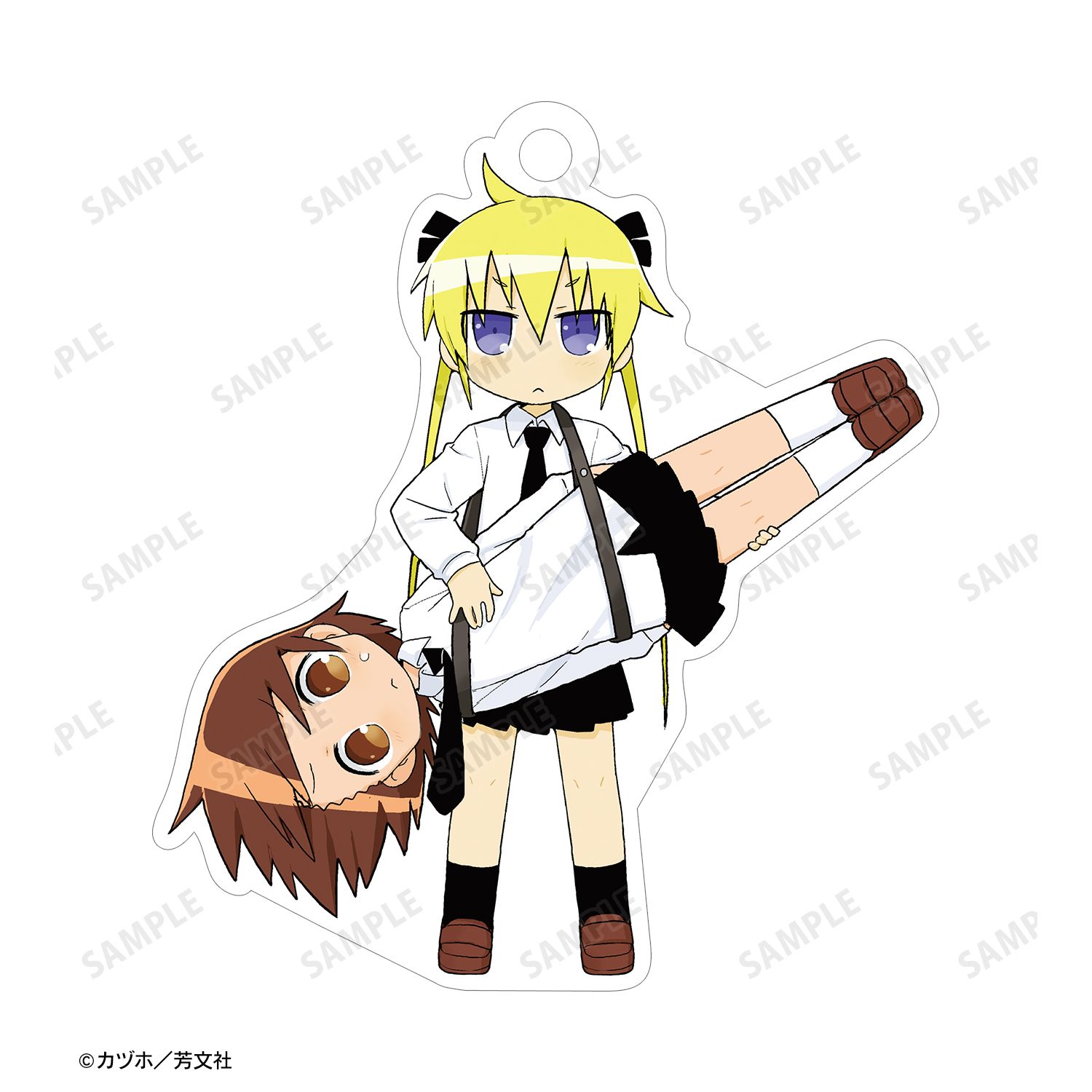 キルミーベイベー やすな&ソーニャ 両面貼り合わせアクリルキーホルダー ver.A Image 3 | AniSmile
