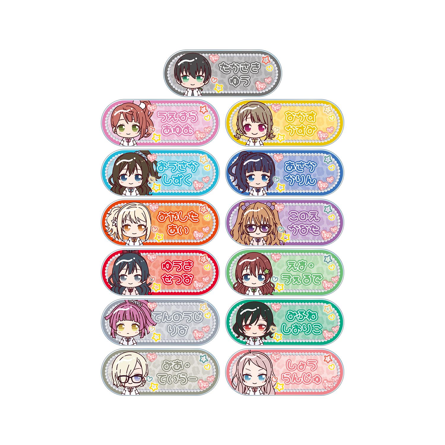 ラブライブ!虹ヶ咲学園スクールアイドル同好会 トレーディング ちょこんと! ギャル制服ver. アクリルネームプレート(単位/単品) - AniSmile