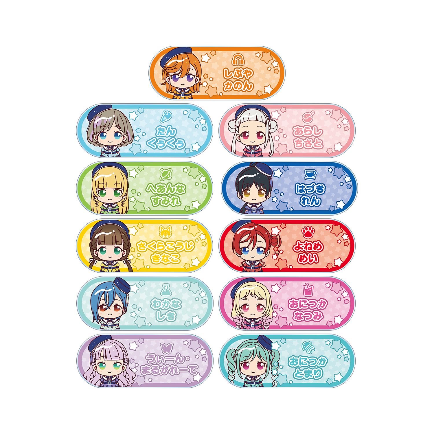 トレーディング ちょこんと! スーパースター!!ver. アクリルネームプレート(単位/単品) - AniSmile
