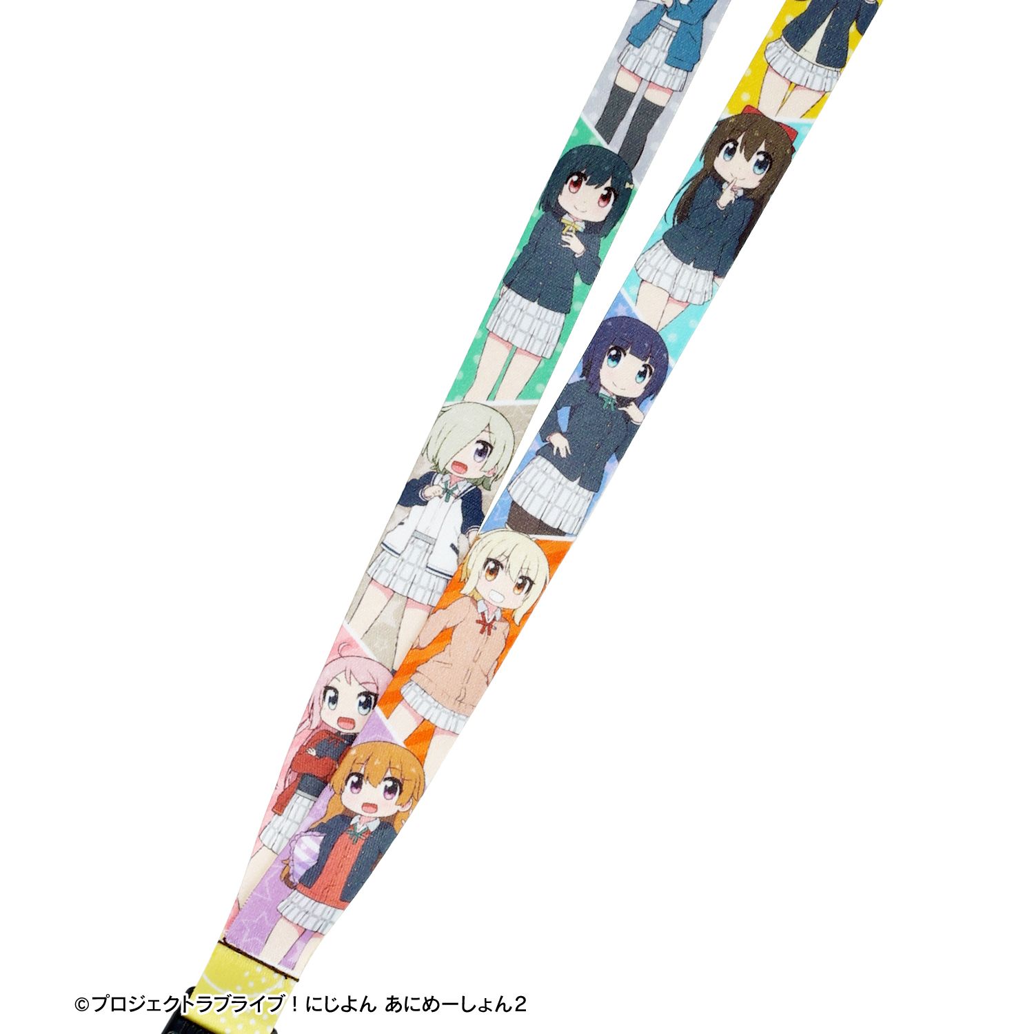 にじよん あにめーしょん2 集合 ネックストラップ Image 5 | AniSmile