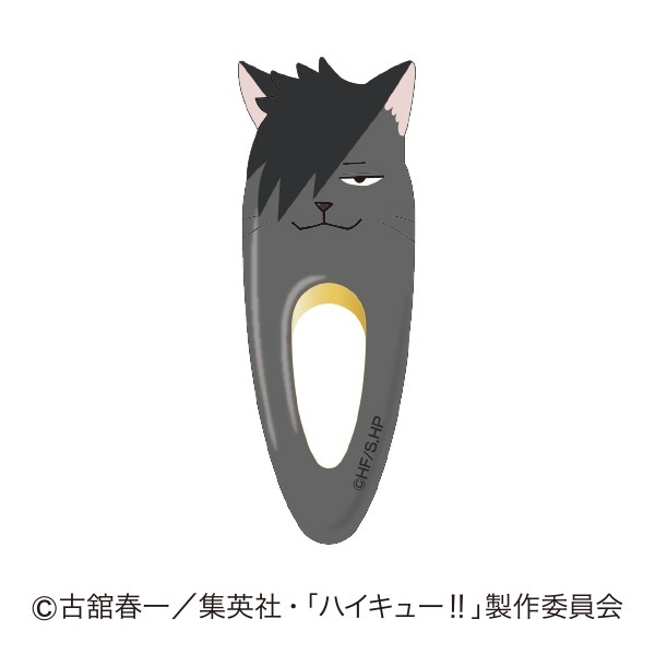 ヘアクリップPlus ハイキュー!!04 クロオネコ - official product image | AniSmile
