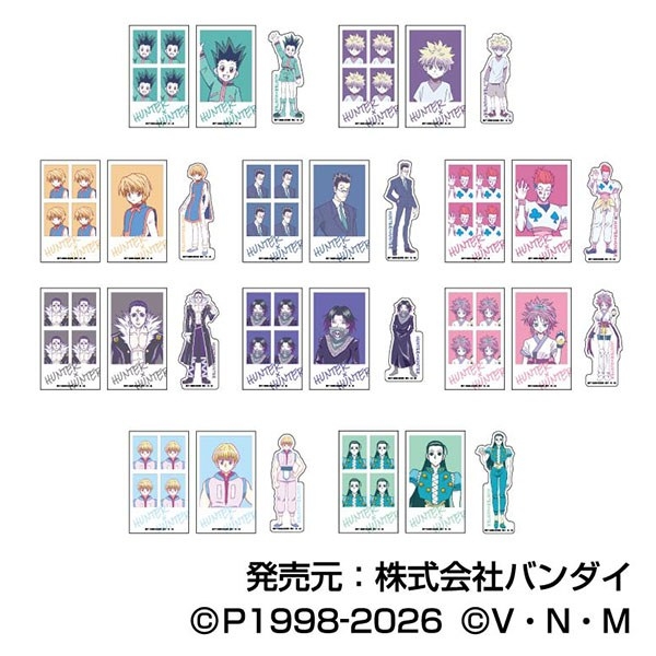 メモリーカットステッカーIDphoto 3枚入り HUNTER×HUNTER レタコレ (単品統一JAN) - AniSmile
