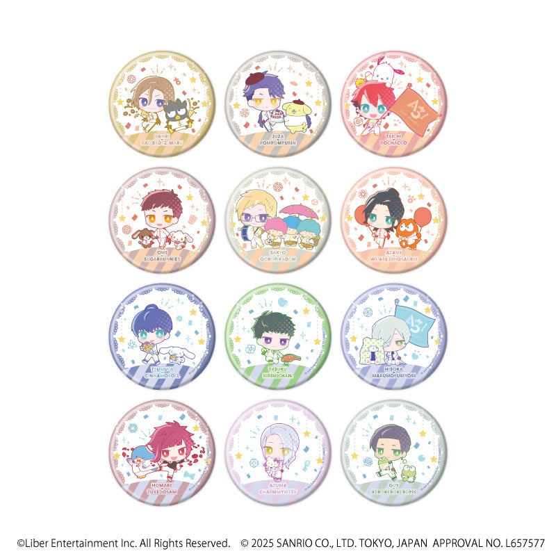 缶バッジ「A3!×Sanrio characters」08/A&W ブラインド(全12種)(ミニキャライラスト) - AniSmile