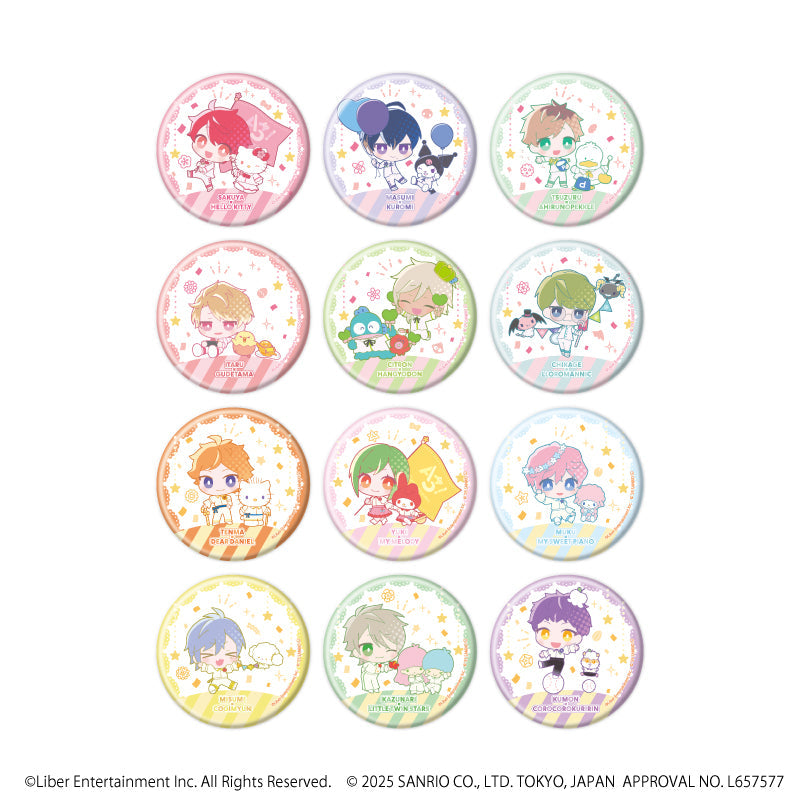缶バッジ「A3!×Sanrio characters」07/S&S ブラインド(全12種)(ミニキャライラスト) - AniSmile