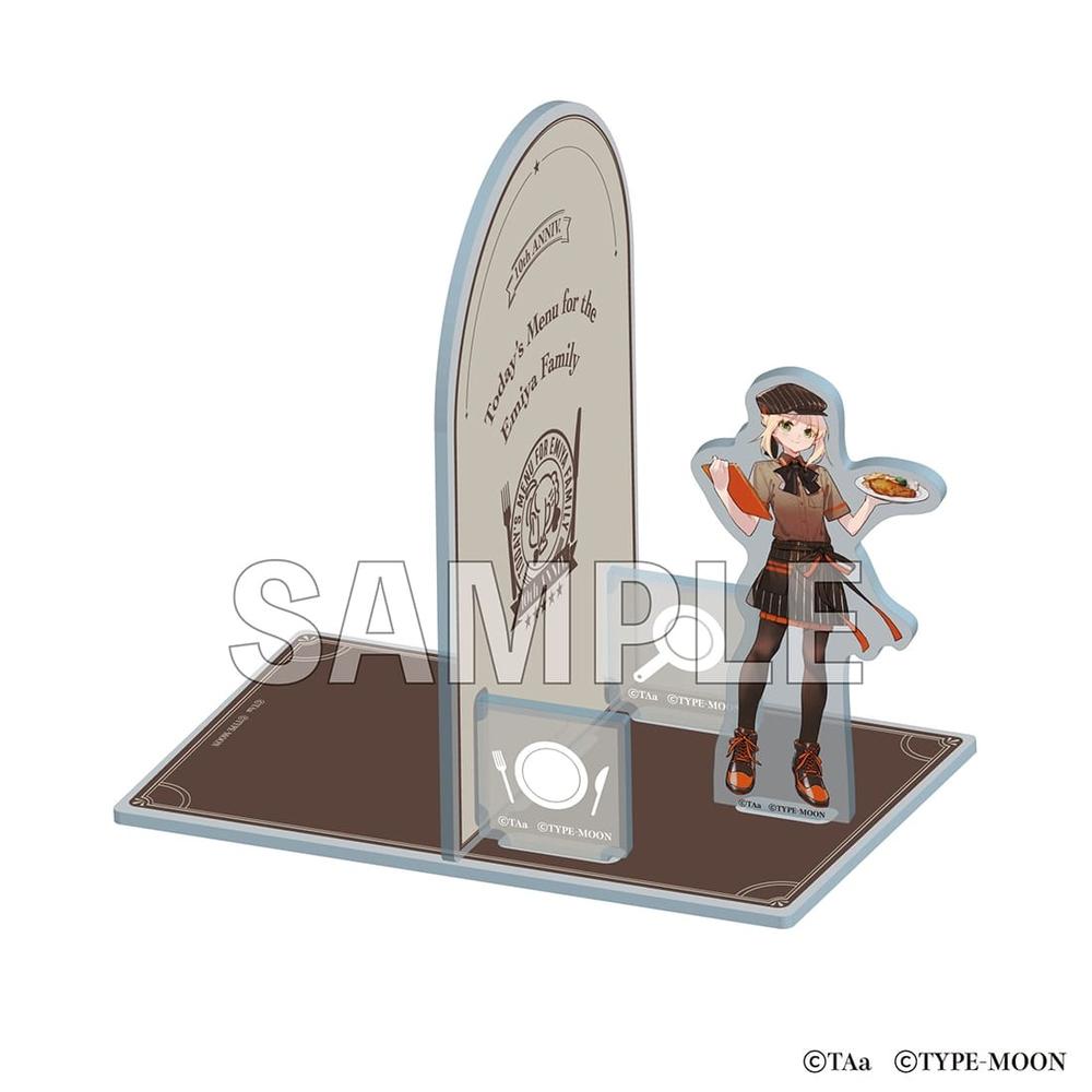 「衛宮さんちの今日のごはん」アクリルブックエンド セイバー - official product image | AniSmile