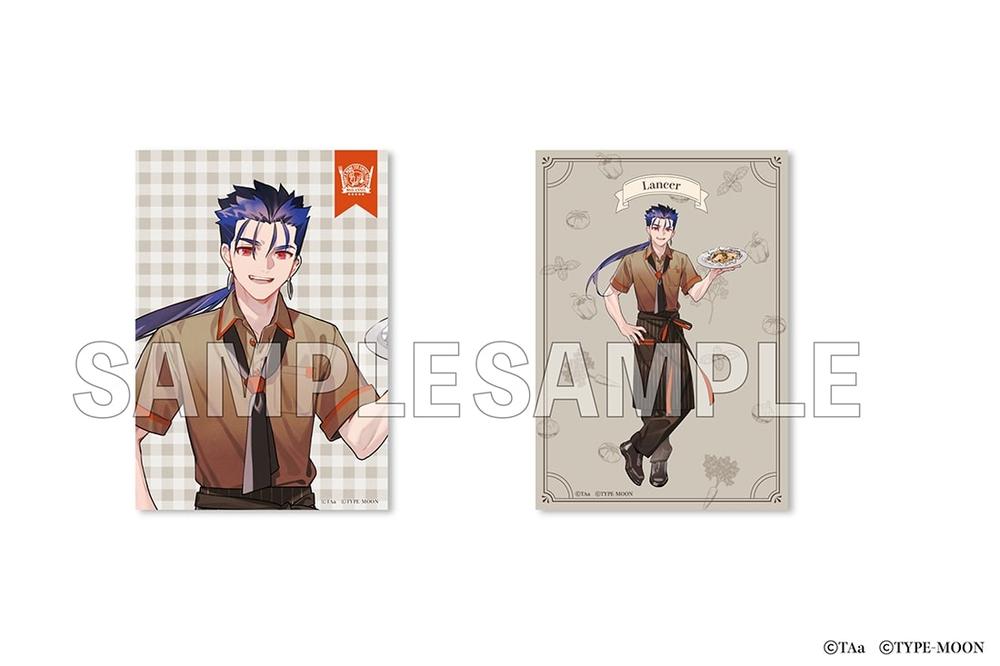「衛宮さんちの今日のごはん」ブロマイド2枚セット ランサー - official product image | AniSmile