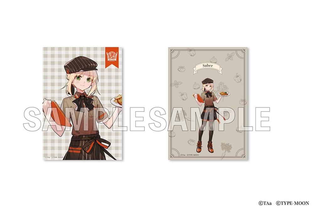 「衛宮さんちの今日のごはん」ブロマイド2枚セット セイバー - official product image | AniSmile