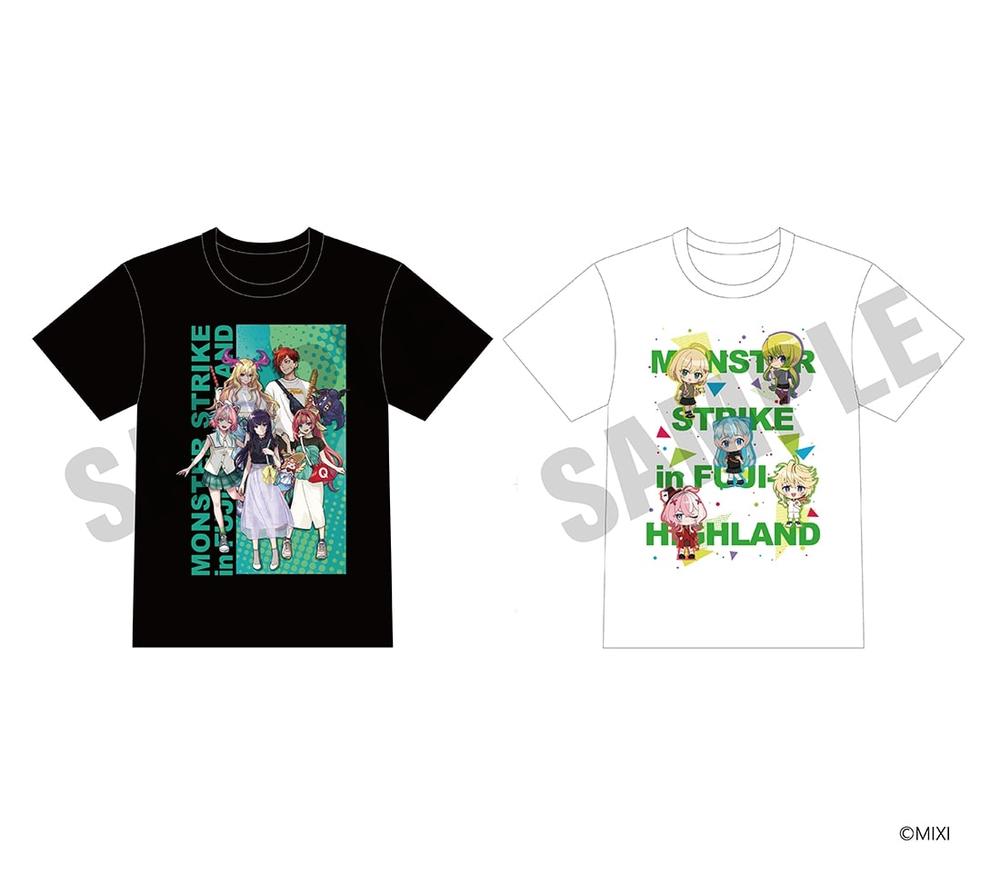 モンスターストライク Tシャツ 富士急ハイランドver. 黒 Image 2 | AniSmile