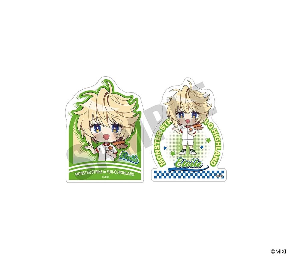 モンスターストライク ステッカー2枚セット 富士急ハイランドver. エトワール - AniSmile