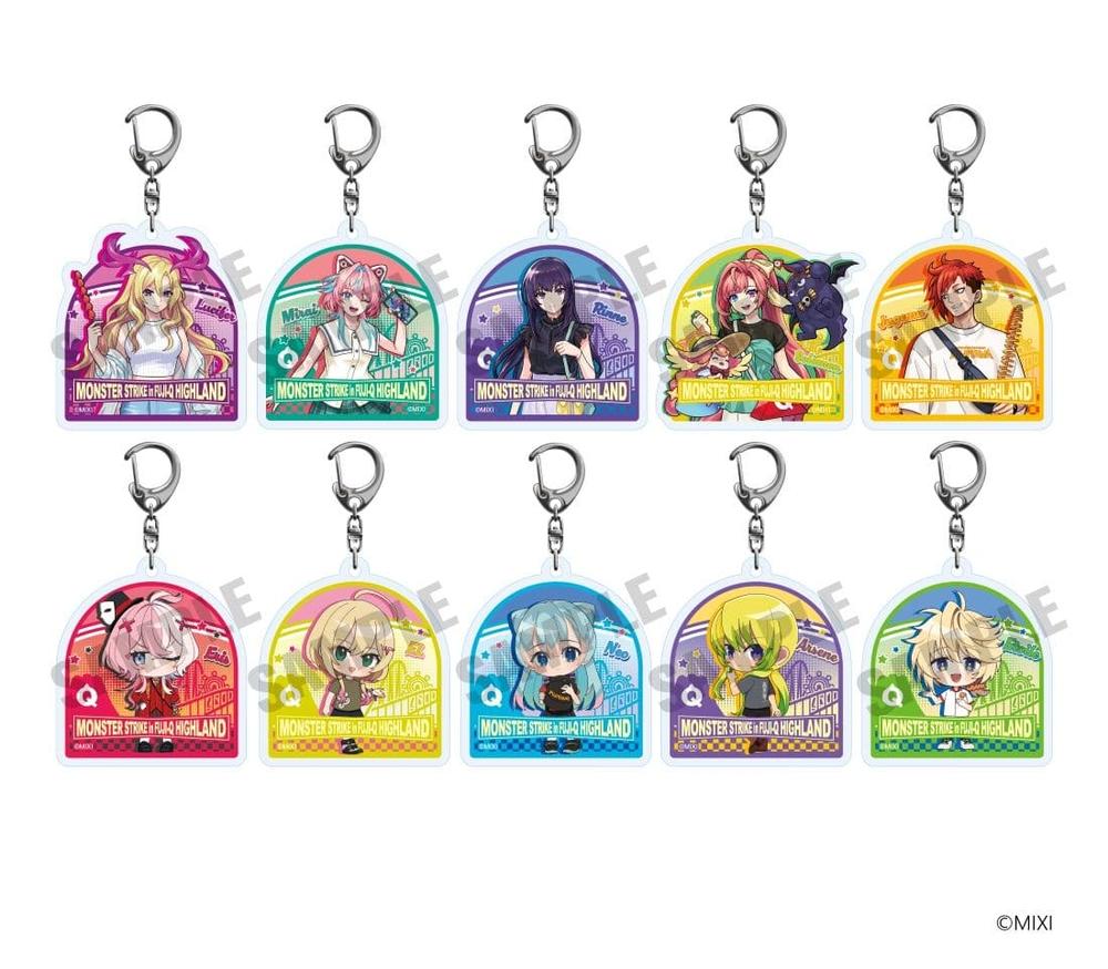 モンスターストライク アクリルキーホルダーコレクション 富士急ハイランドver. Pack - AniSmile