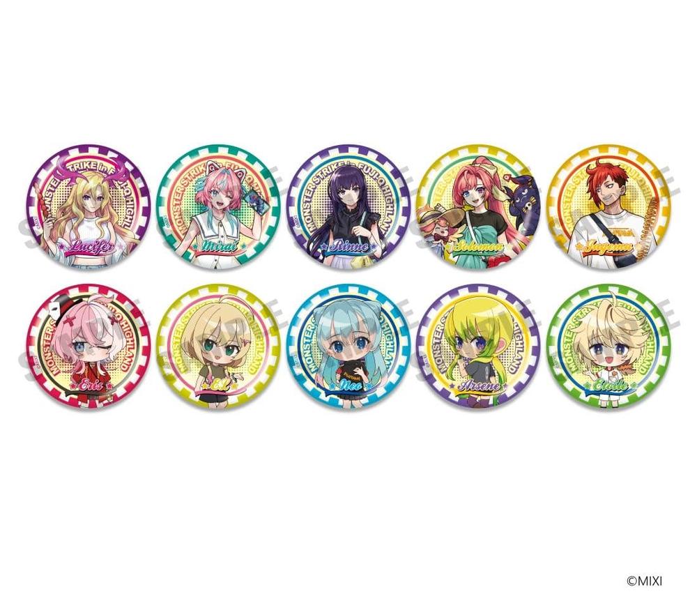 モンスターストライク きらきら缶バッジコレクション 富士急ハイランドver. Pack - AniSmile